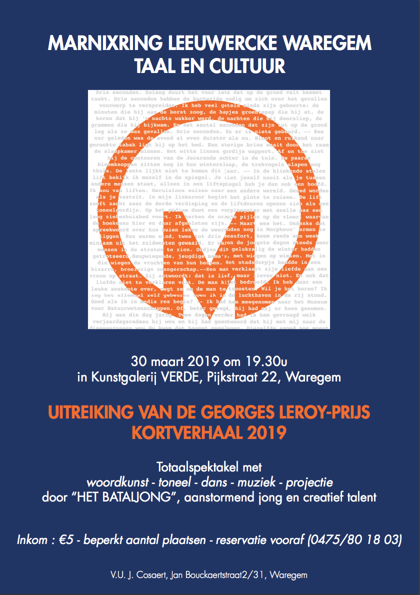 affiche Leroyprijs